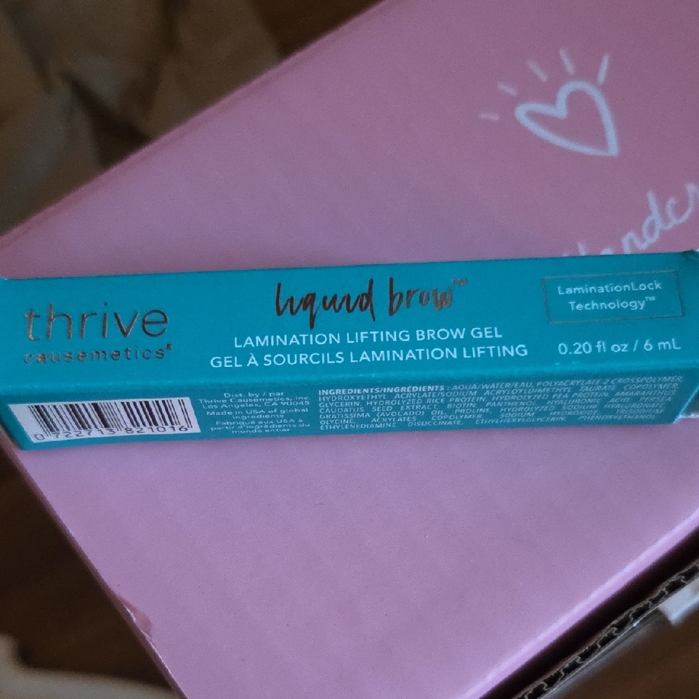 Thrive Causemetics Liquid Brow Gel - Teal Packaging